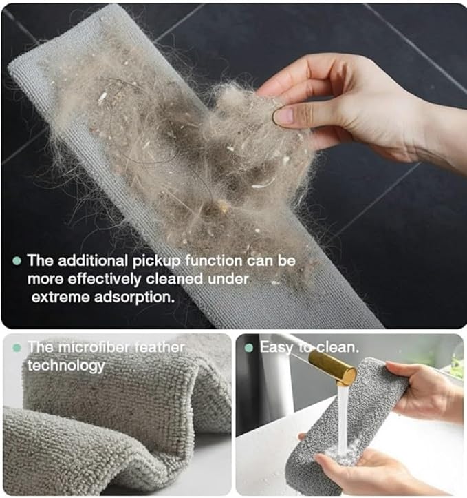 Microfiber Gap Dust Brush — Flexible Long Handle Cleaner for Sofa & Bed