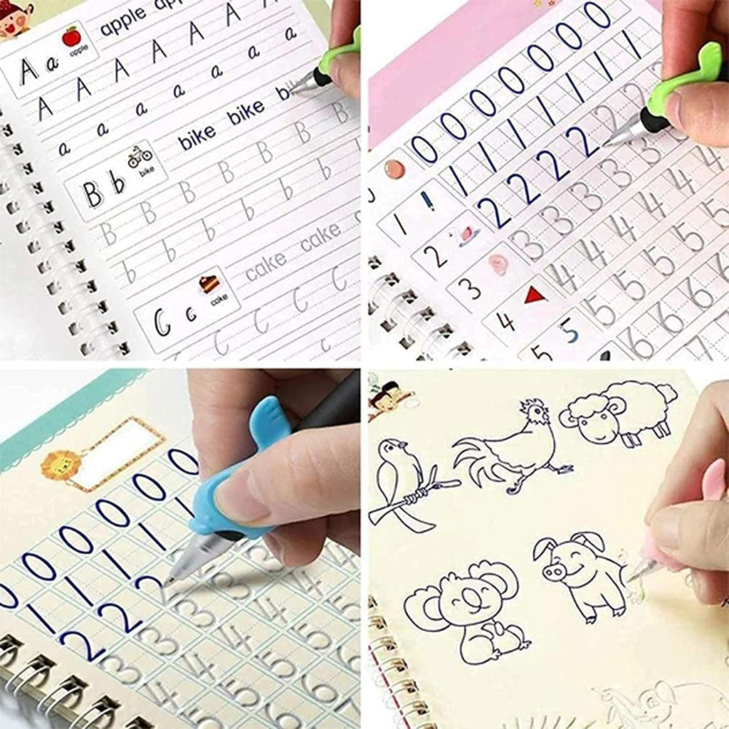 Magic Practice Copybook for Kids — Reusable Writing Book