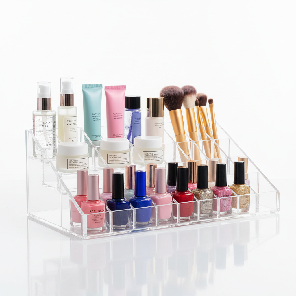 Cosmetic Display Case Detail